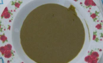 Egy tányér sóskafőzelék