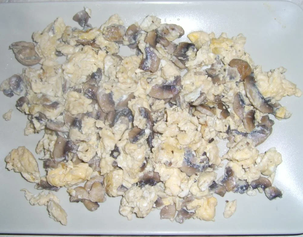 Gombás rántotta